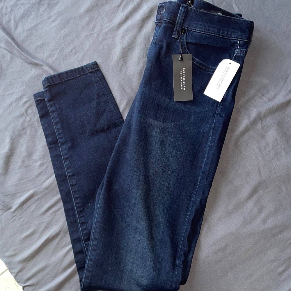 Banana Republic Dark Blue Skinny Jeans
